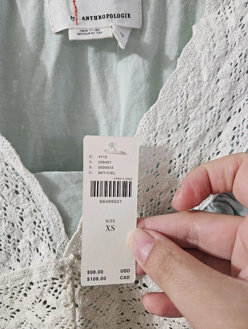 Anthropologie Delicate Babydoll Blouse - Picture 3 of 12